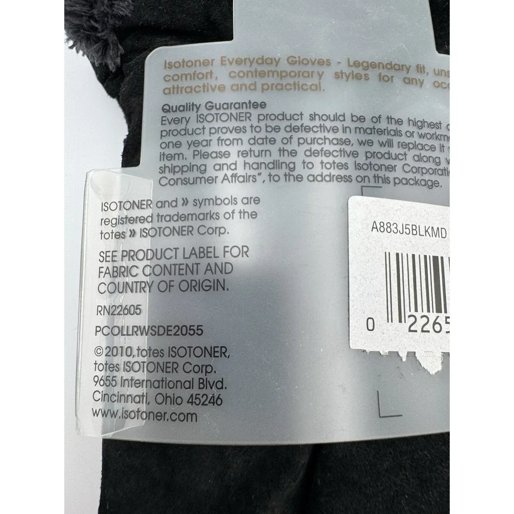 isotoner women black